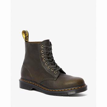 Dr Martens 1460 Pascal Ambassador Kožené Lace Up - Tmavo Hnede Cizmy Panske, D015SK